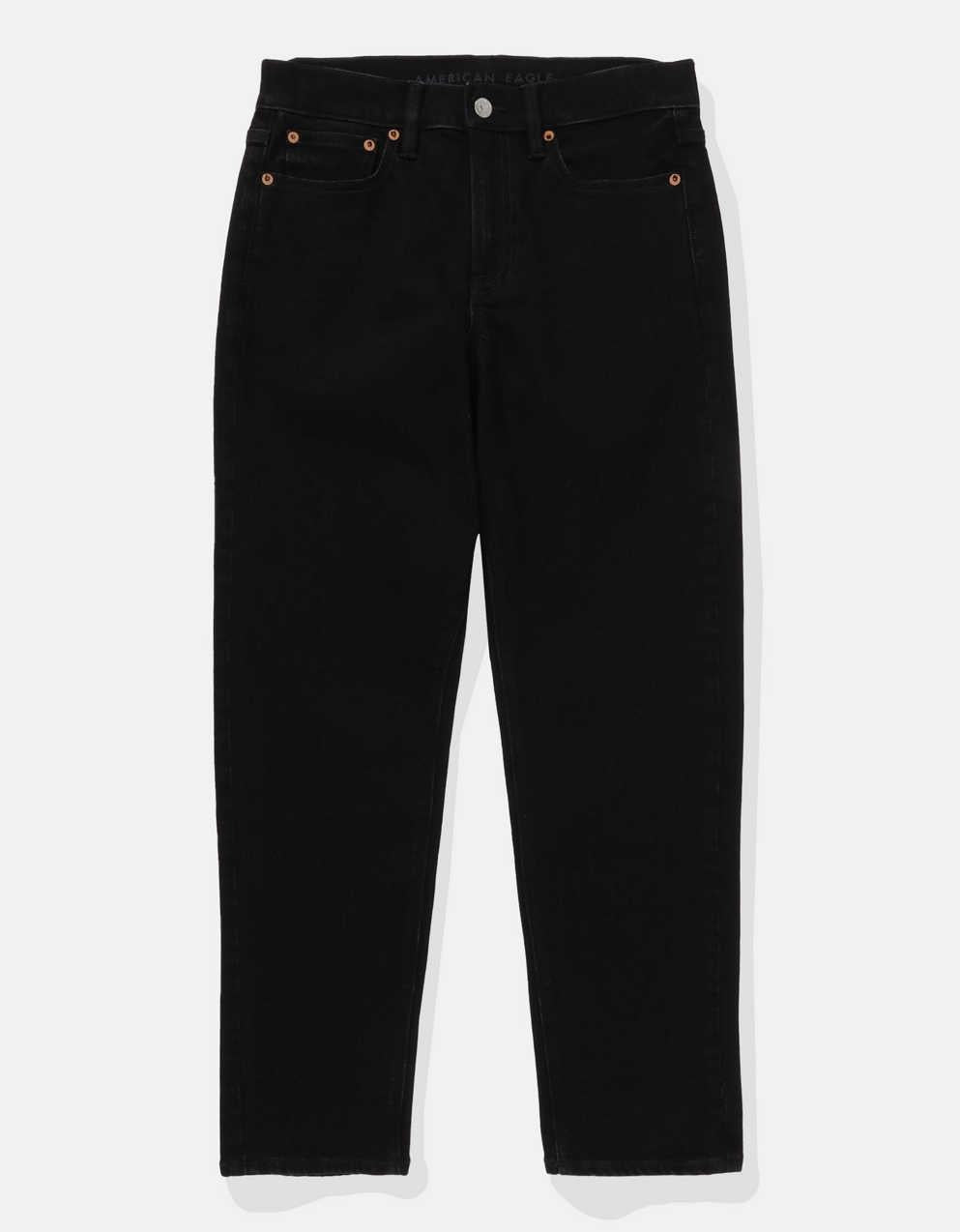 AE Stretch Super High-Waisted Ankle Straight Jean