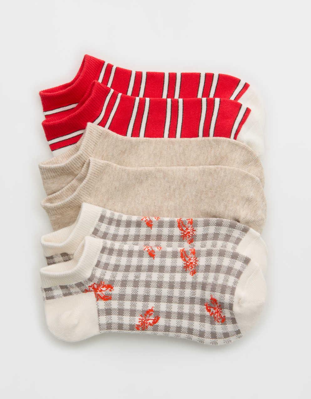 Aerie Ankle Sock 3-Pack