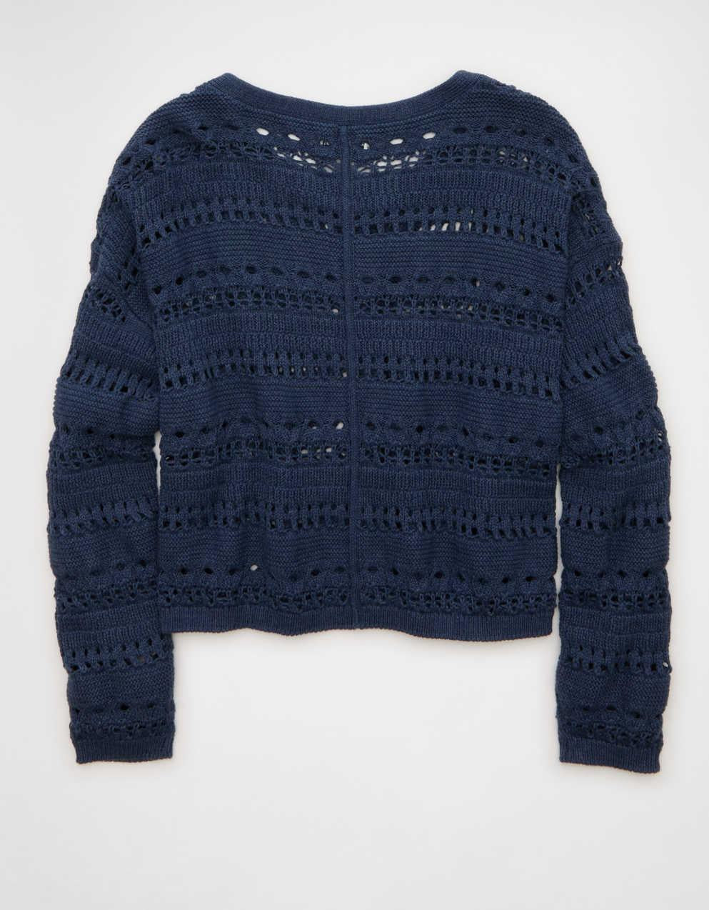 AE Open Stitch Cardigan