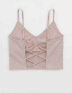 Superchill Seamless Rib Padded Bra Top