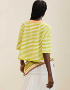 Aerie Remix Henley Cropped T-Shirt