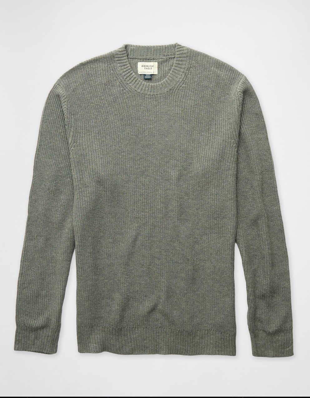 AE Waffle Crew Neck Sweater