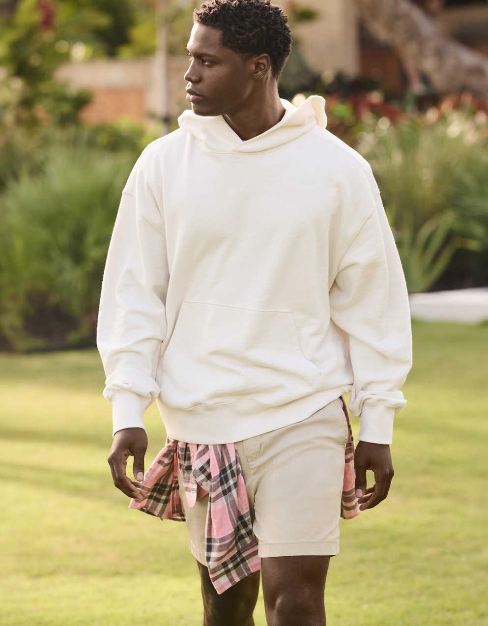 AE 7" Flex Lived-In Khaki Short