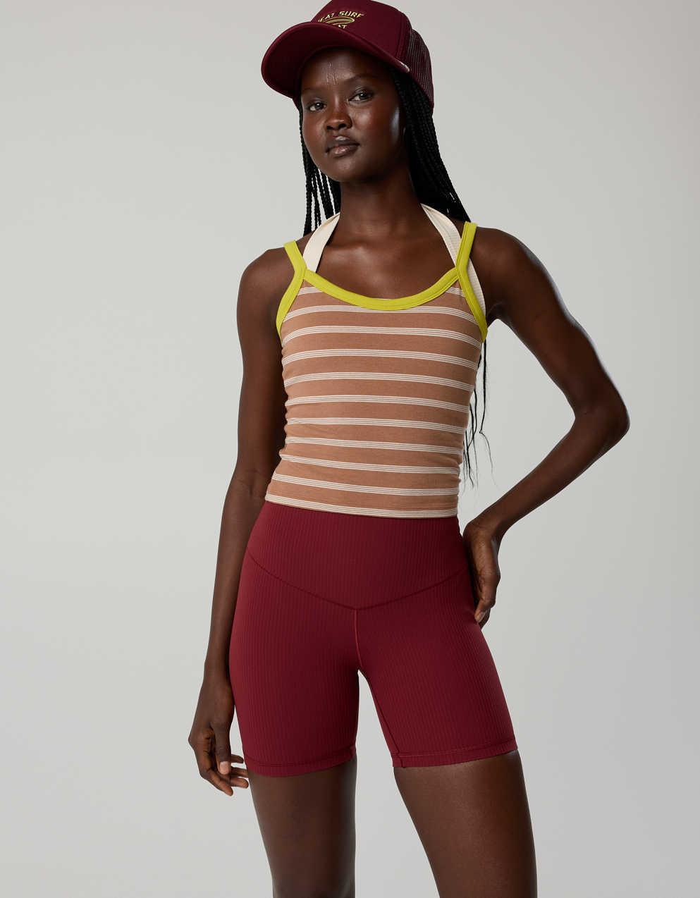 OFFLINE By Aerie Real Me XTRA Ribbed High Waisted 5" Bike Short