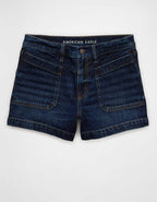 AE Strigid Super High-Waisted Relaxed Denim Short