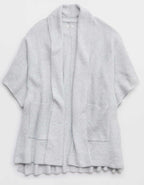 Aerie Waffle Shawl Cape