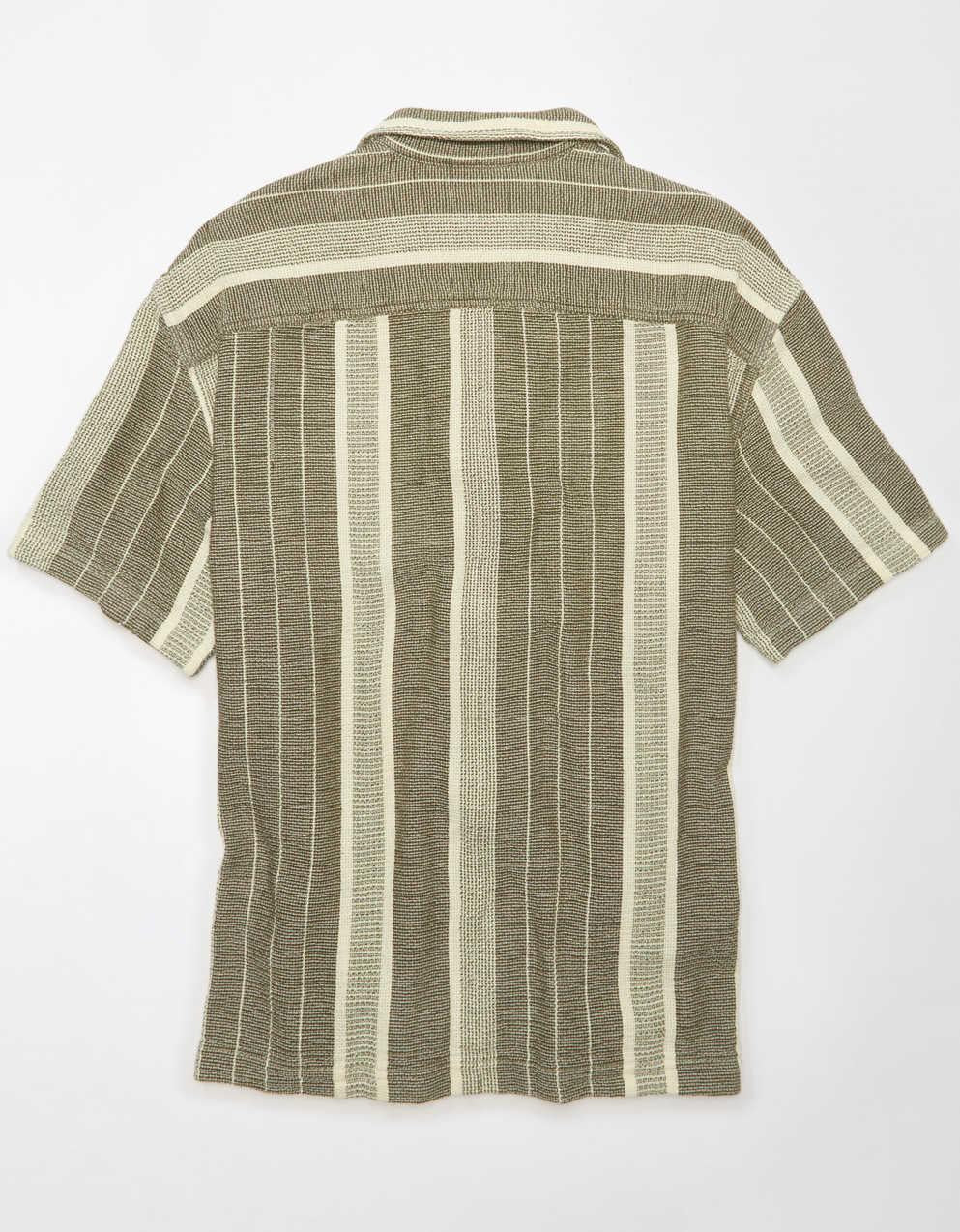 AE Poolside Striped Button-Up Shirt