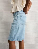 AE 13" Dreamy Drape Stretch Denim Barrel Short