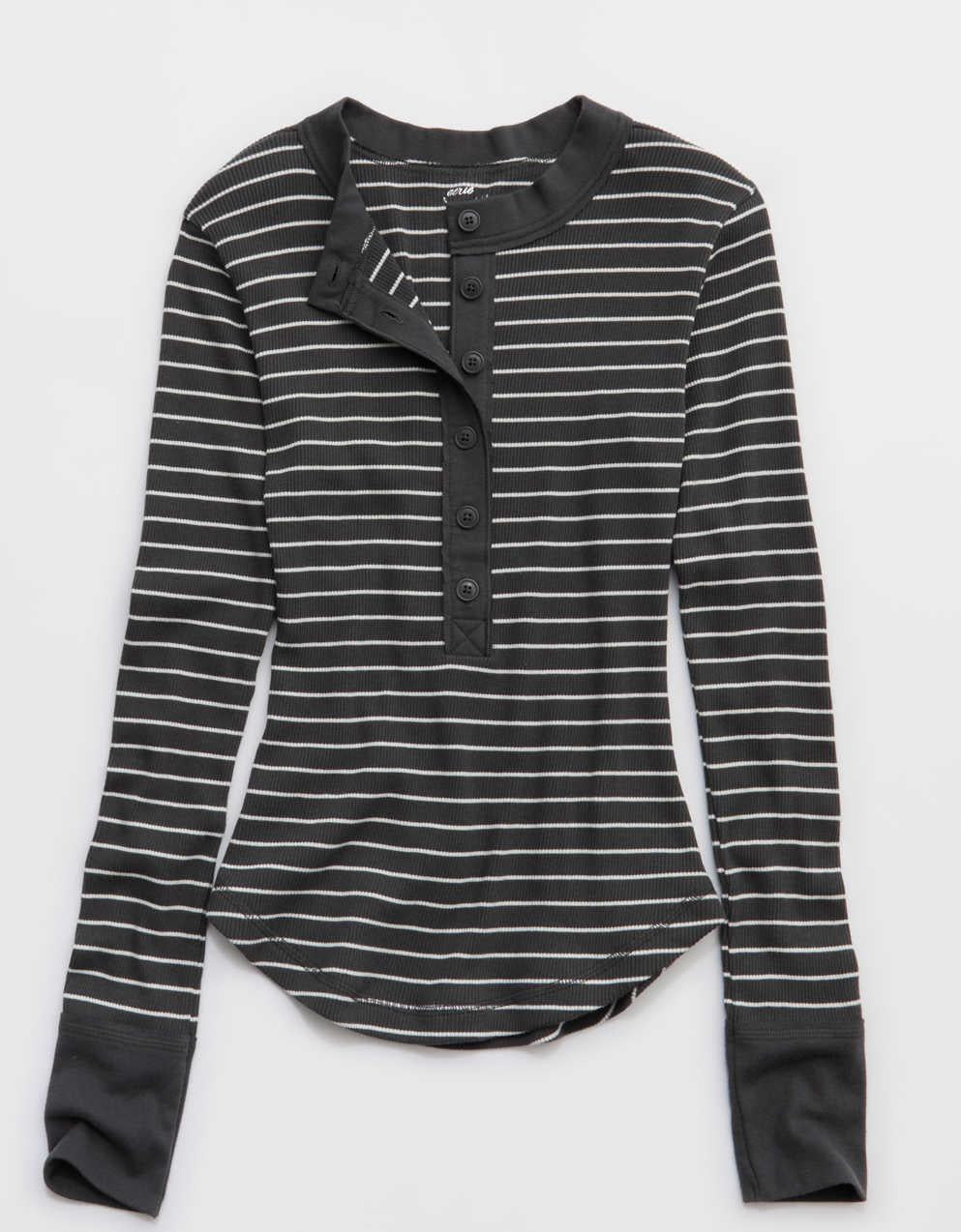Aerie Henley Essential Layering T-Shirt