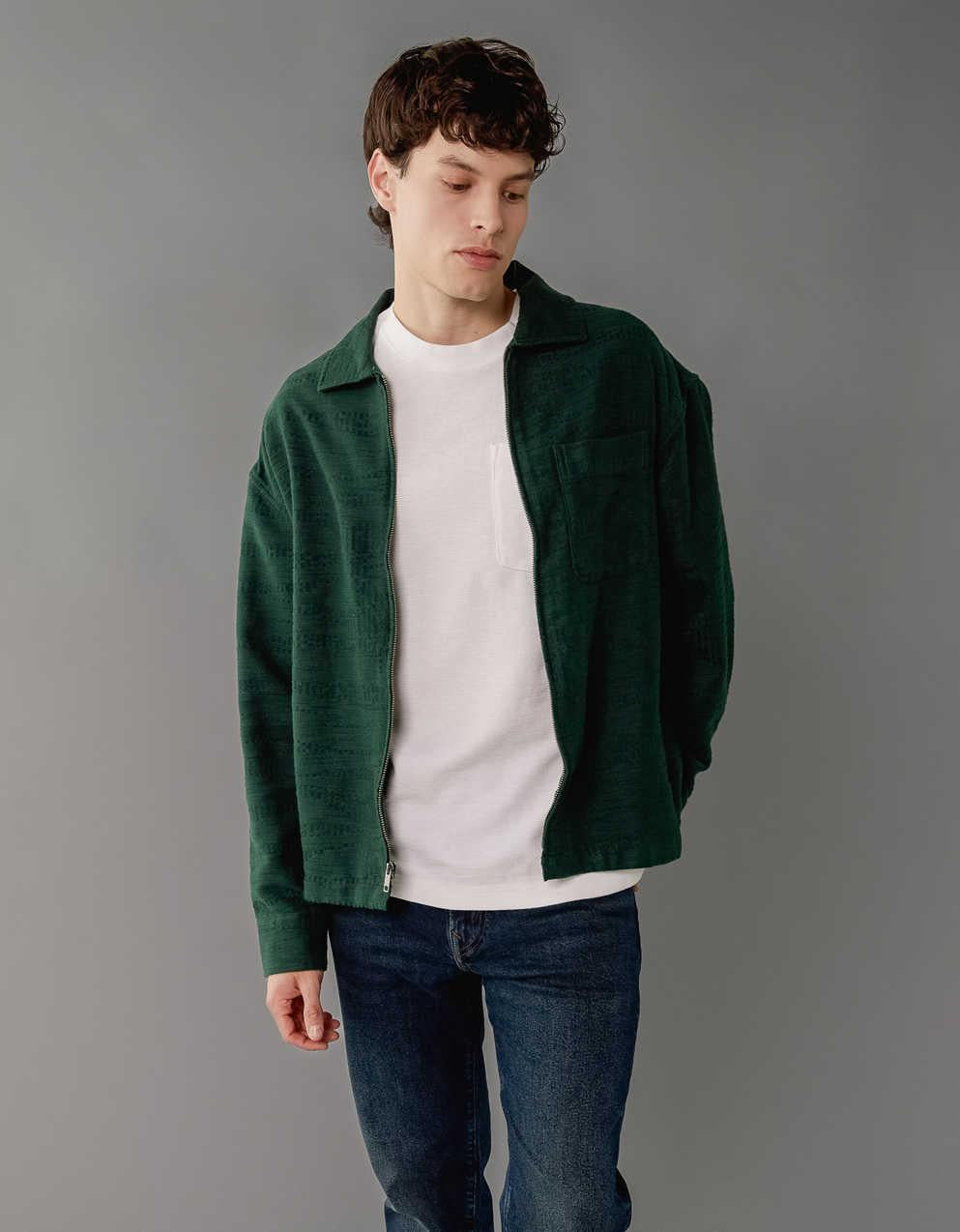 AE Textured Shacket