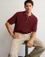 AE Pique Sweater Polo Shirt