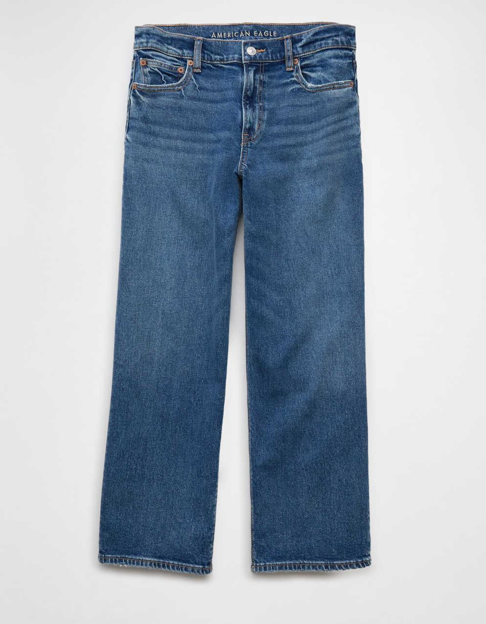 AE Stretch High-Waisted Stovepipe Crop Jean