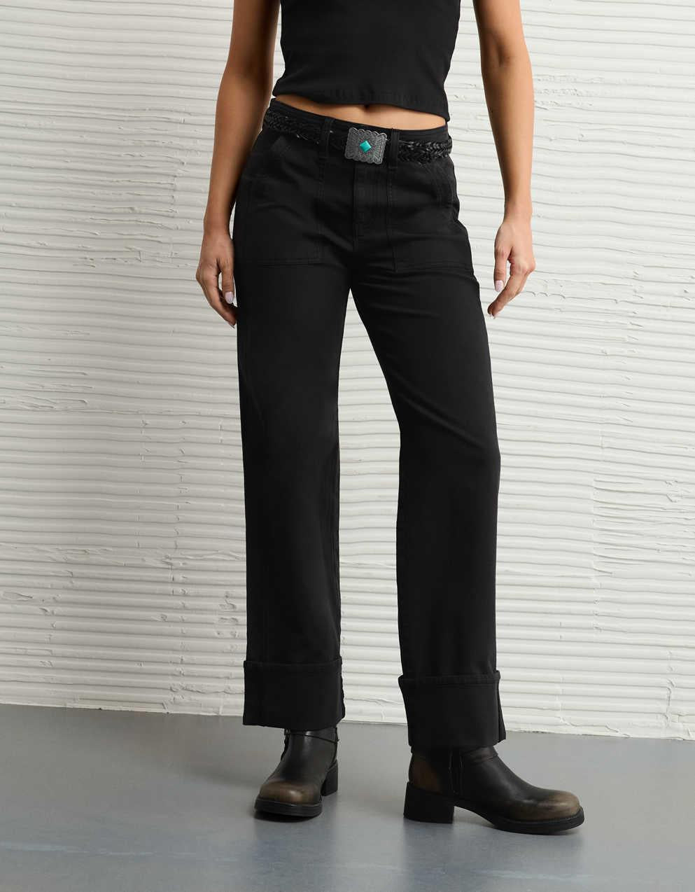 AE Stretch High-Waisted Utility Stovepipe Pant