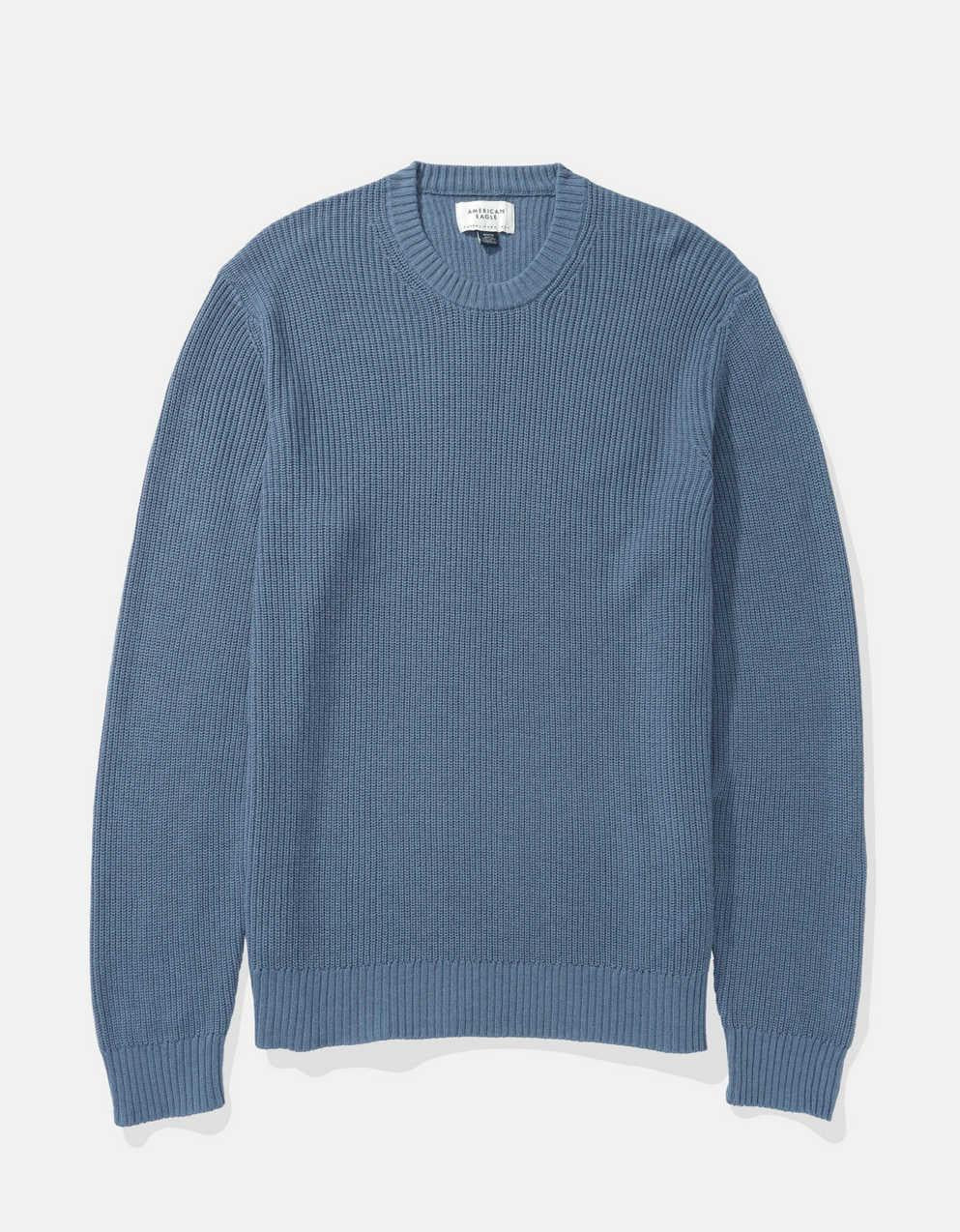 AE Waffle Crew Neck Sweater
