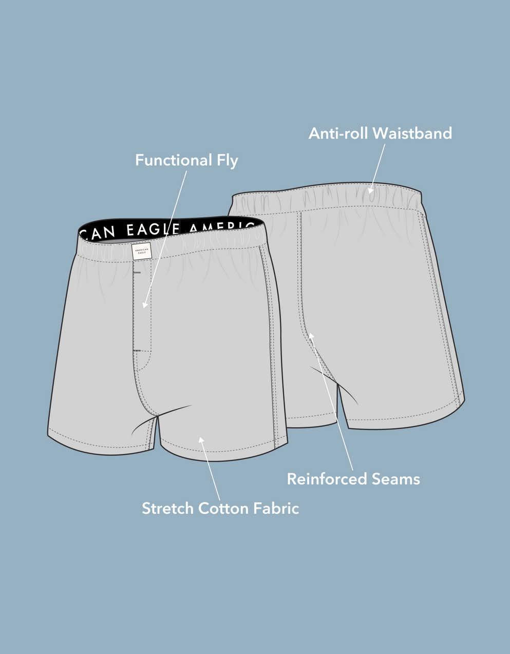 AEO Men's Valentine's Day Stretch Boxer Short
