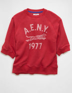 AE Campus Short-Sleeve Sweatshirt
