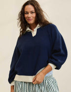 Aerie Classic Quarter Button Sweater
