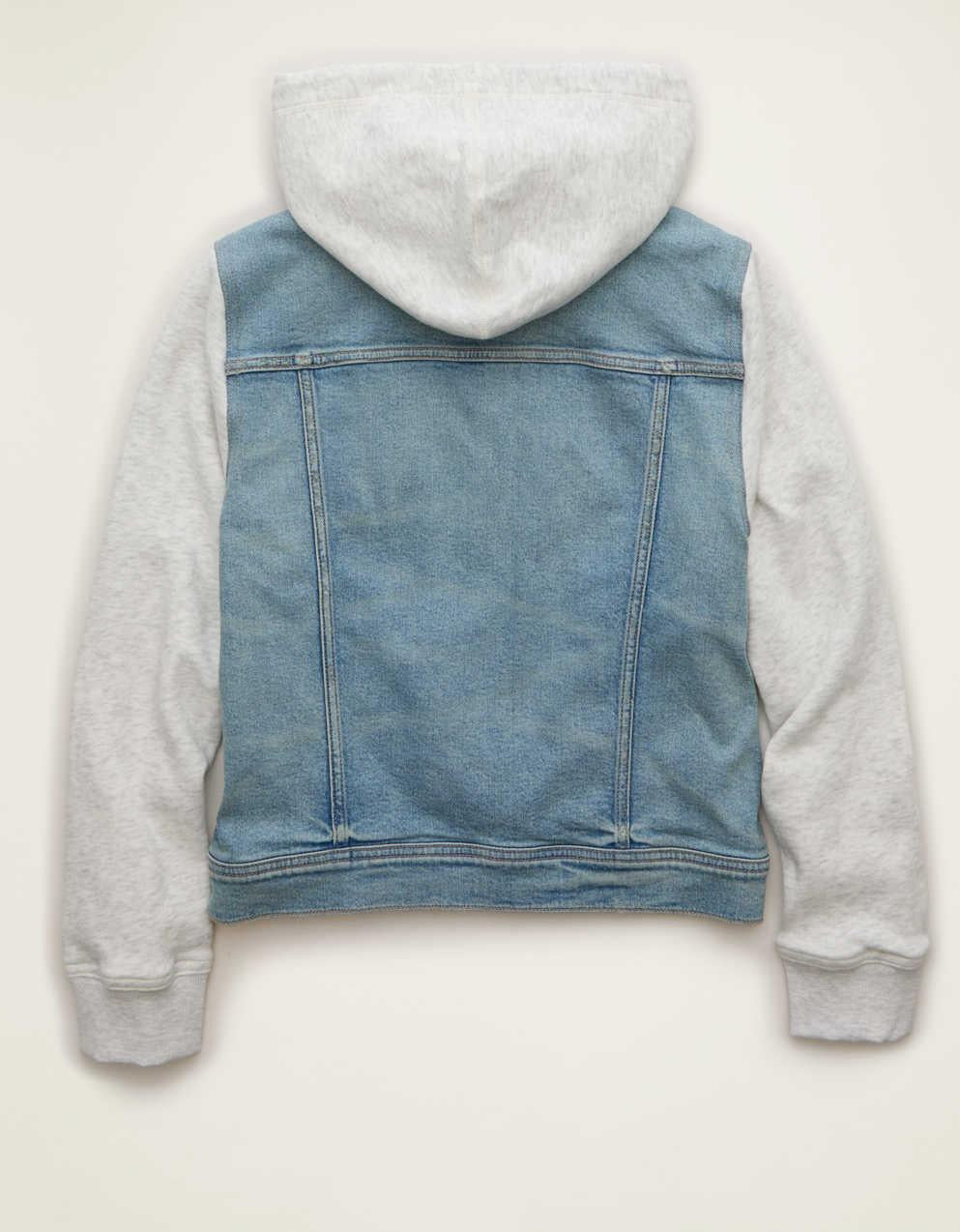 AE Hooded Denim Jacket