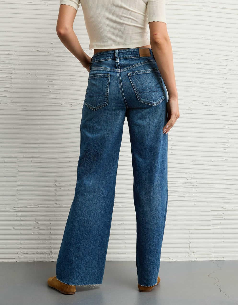 AE Super High-Waisted Baggy Wide-Leg Jean