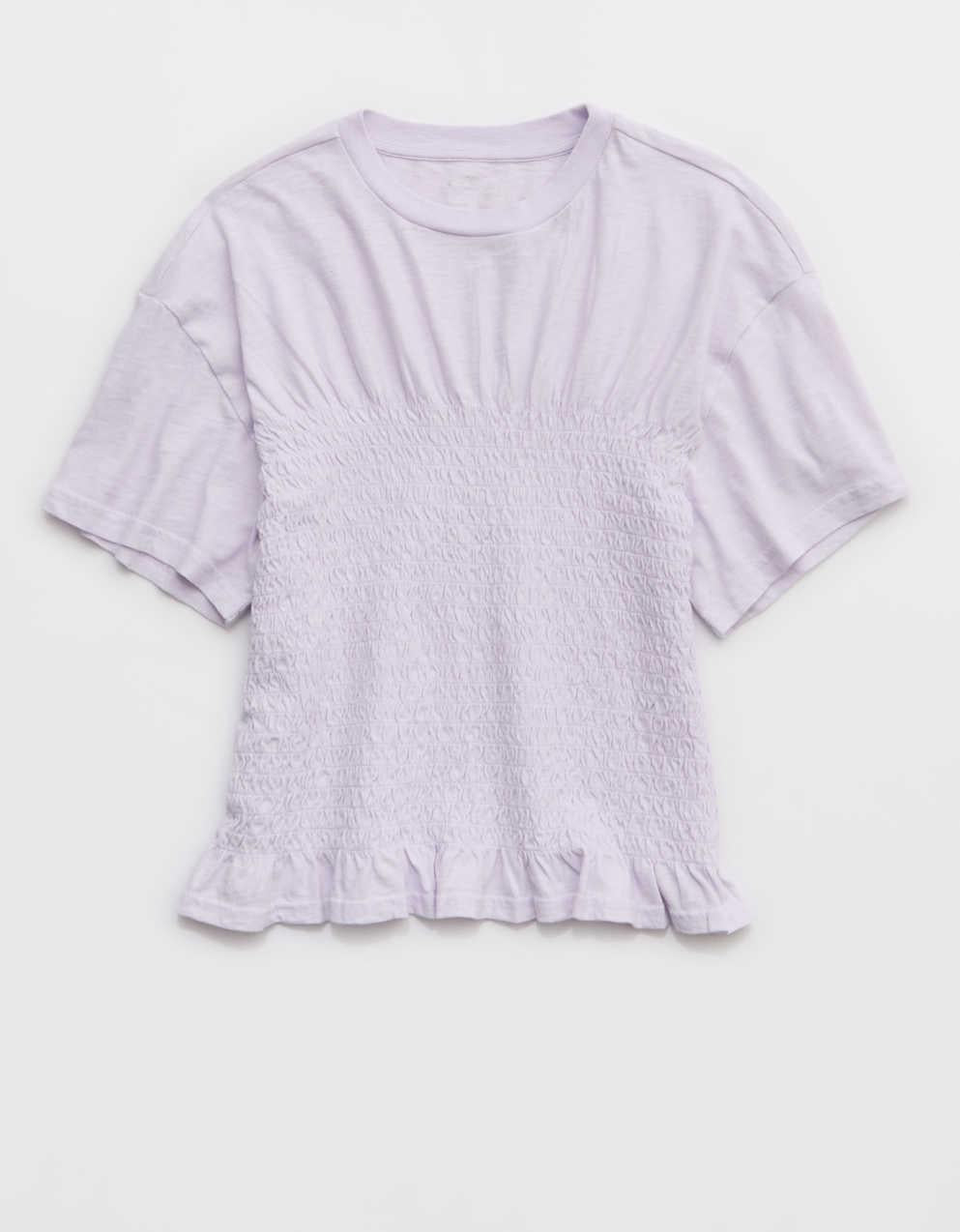 Aerie Smocked T-Shirt