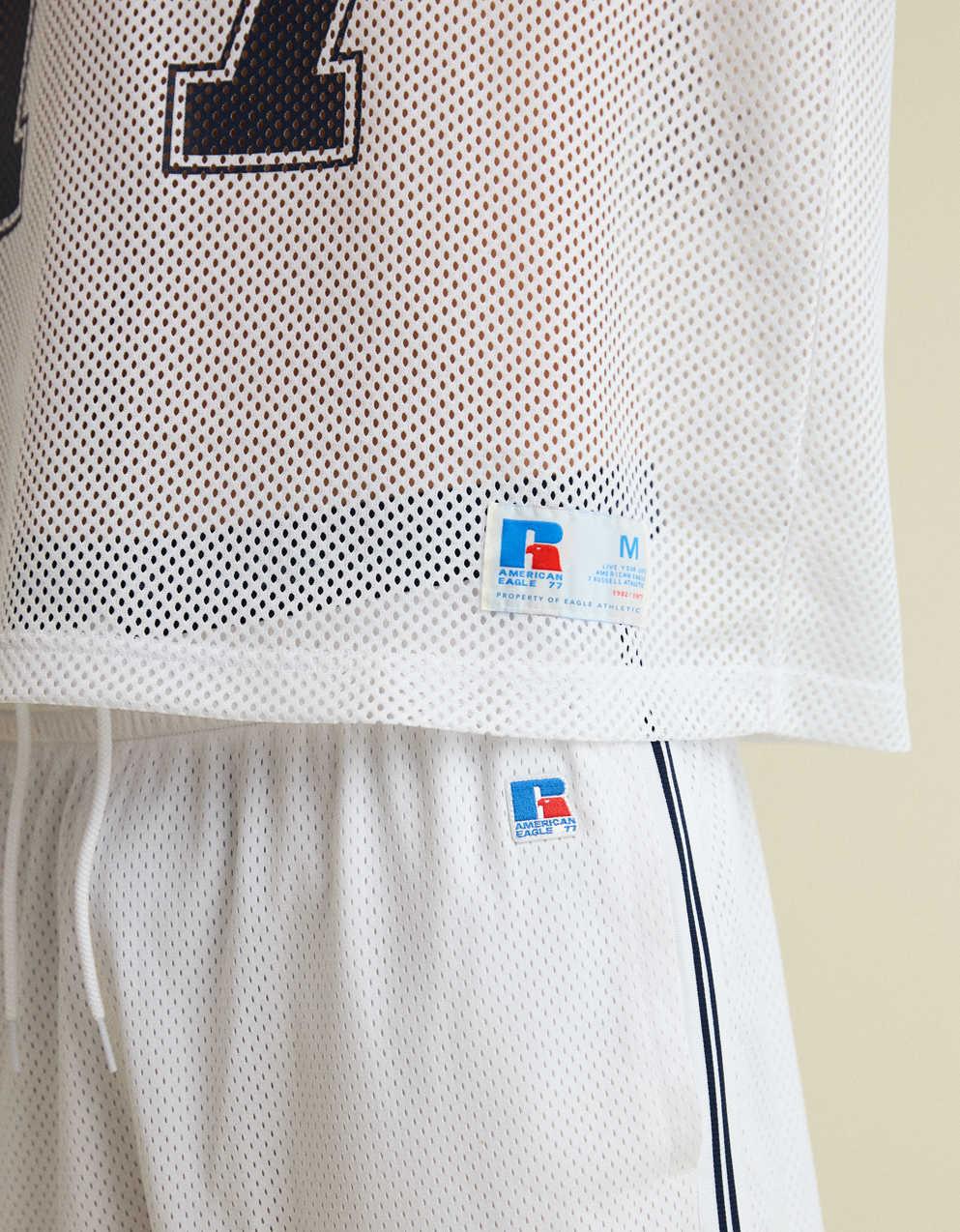 AE x Russell Athletic Graphic Mesh Jersey