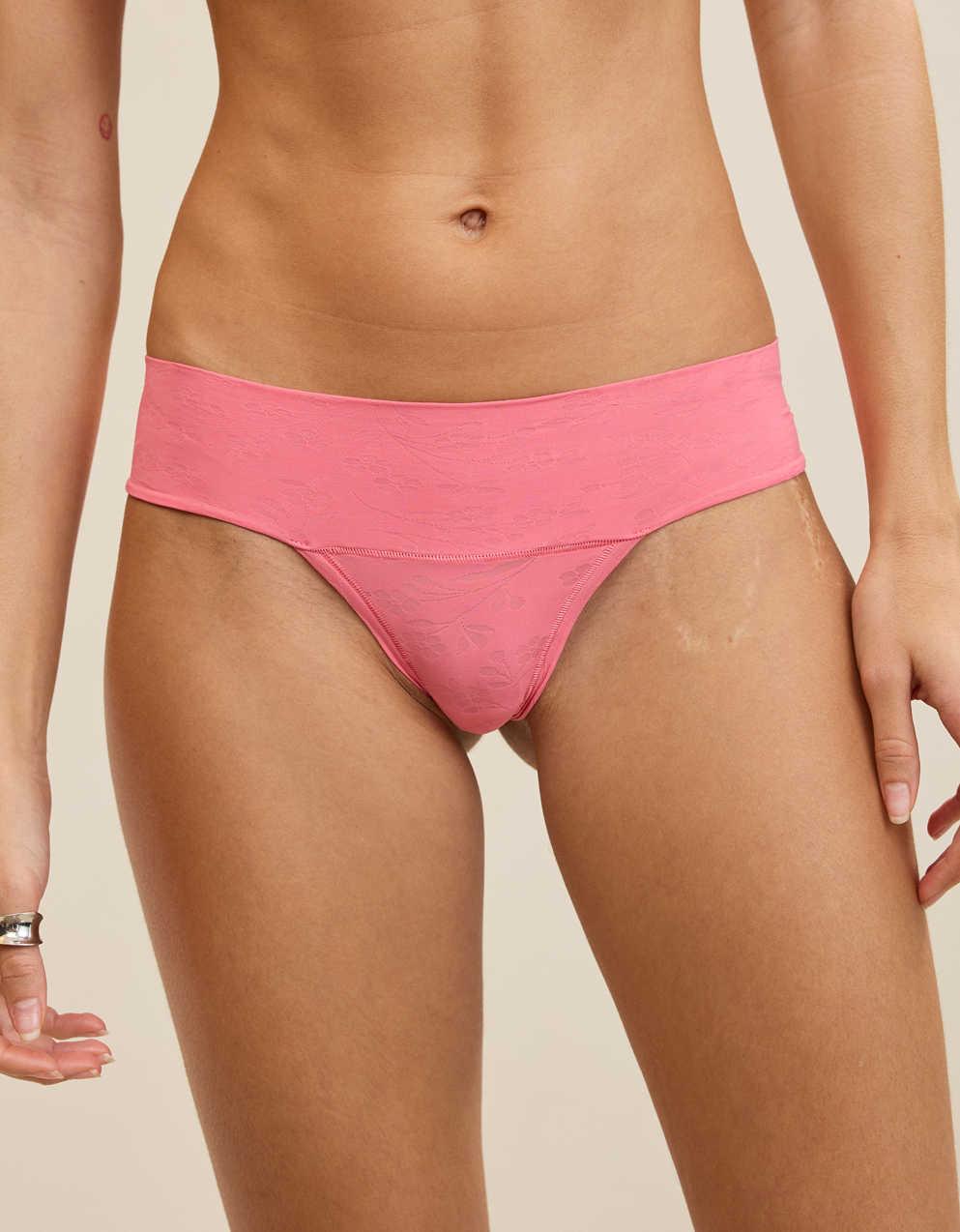 SMOOTHEZ Everyday Jacquard Thong Underwear