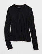 OFFLINE By Aerie Thumbs Up Fitted Ribbed T-Shirt