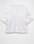AE Boxy Short-Sleeve Sweatshirt