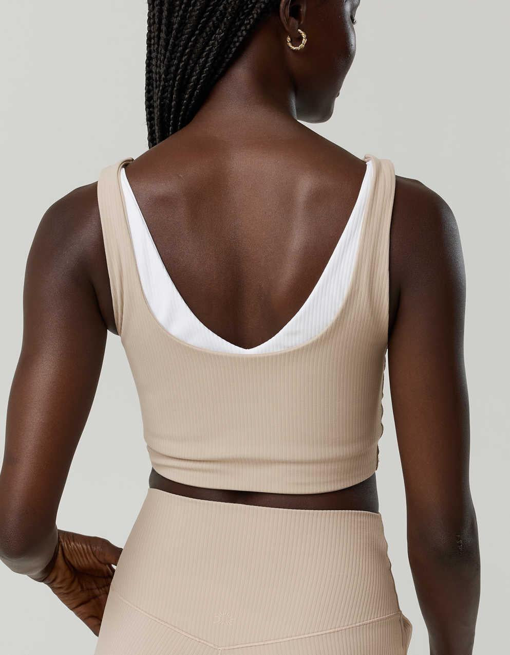 OFFLINE By Aerie Real Me XTRA Rib Switch Up High Neck Sports Bra