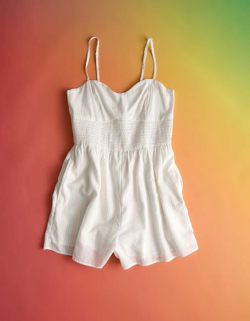 AE Pride Corset Striped Romper