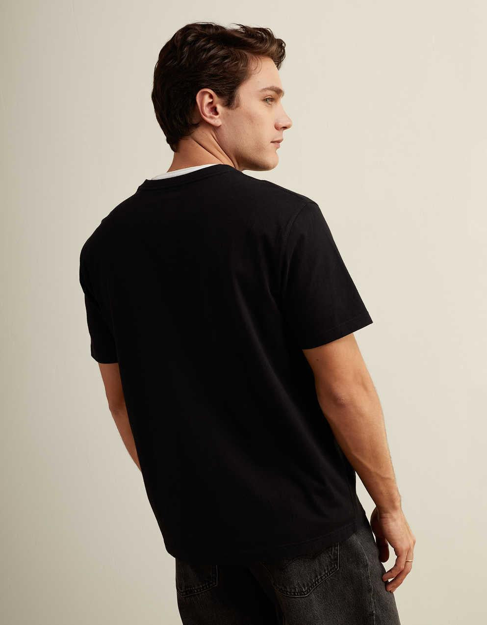 AE Short-Sleeve Henley T-Shirt