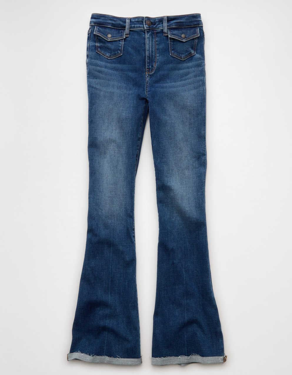 AE Super High-Waisted Flare Jean