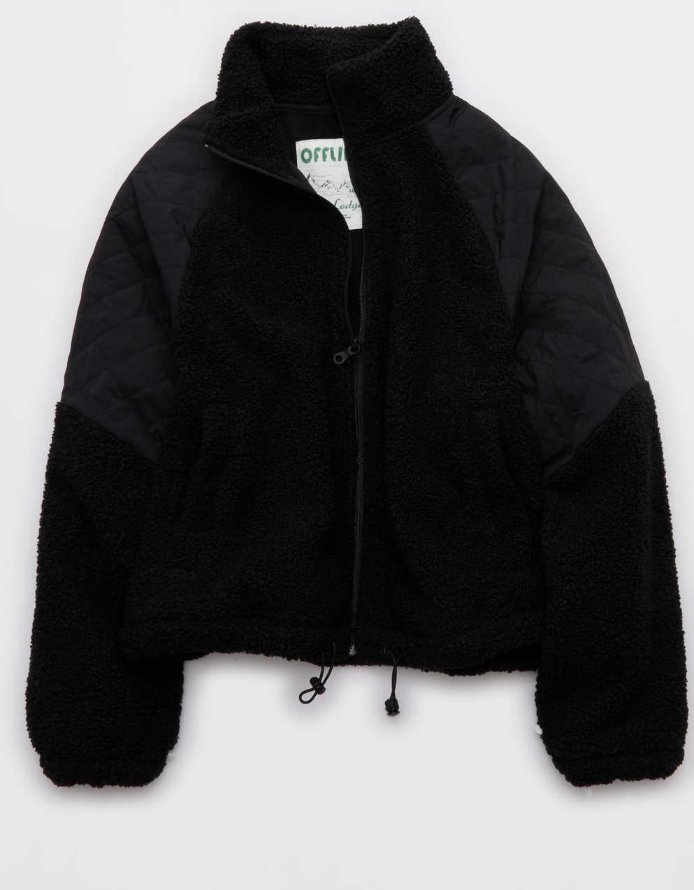 OFFLINE By Aerie Fluff Love Full Snap Jacket