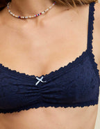 Show Off Rosey Lace Padded Scoop Bralette