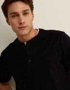 AE Short-Sleeve Henley T-Shirt