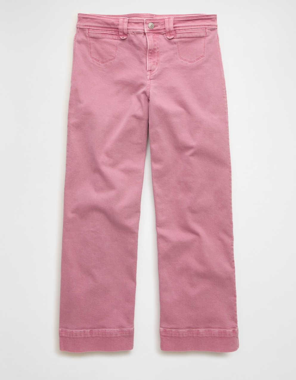 AE Stretch High-Waisted Stovepipe Crop Jean
