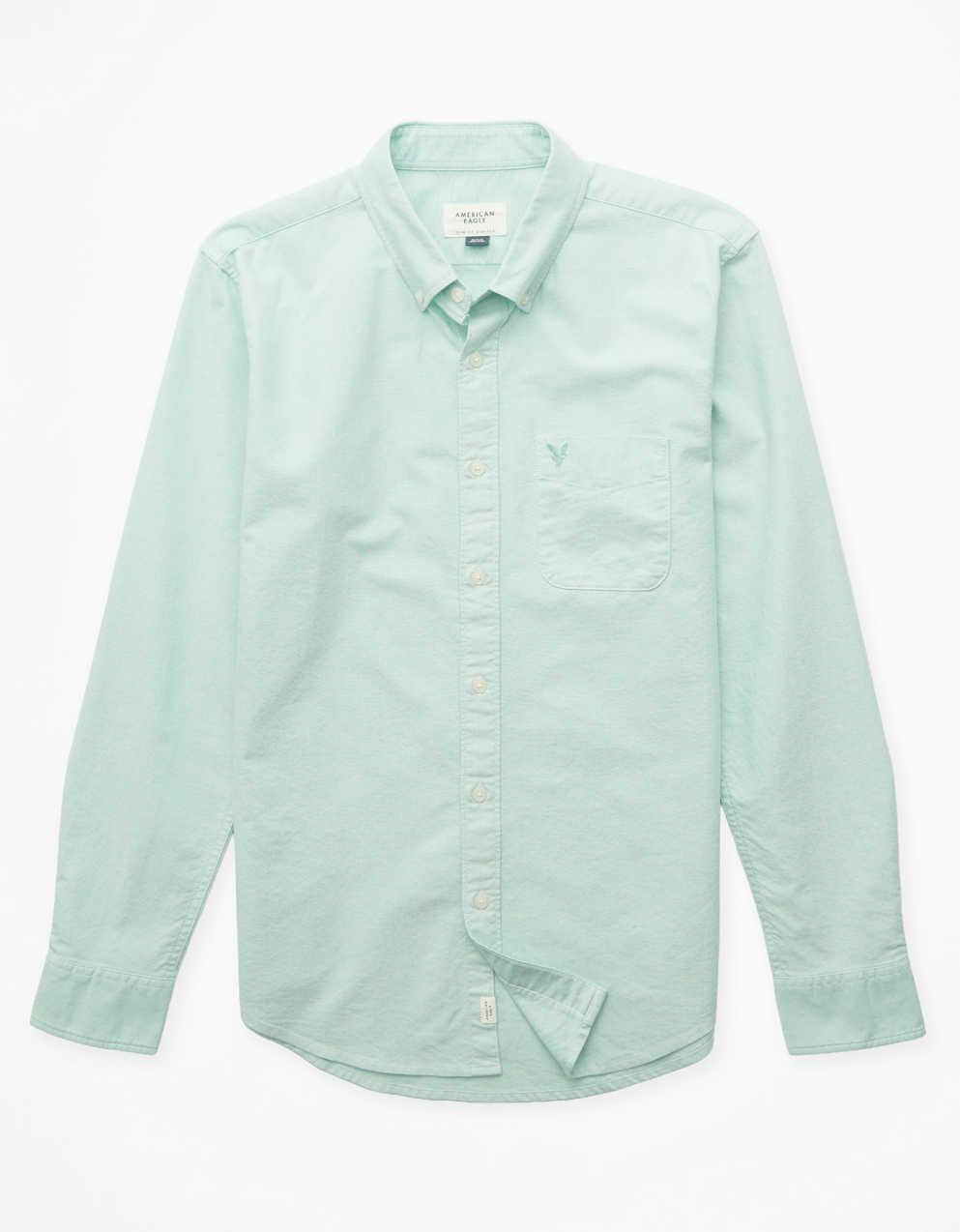 AE Everyday Slim Oxford Button-Up Shirt
