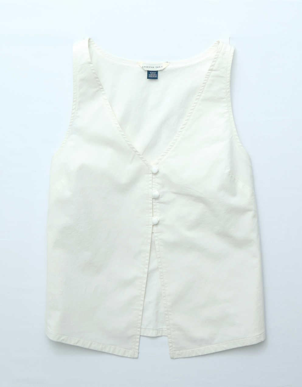 AE Poplin Flyaway Tank Top