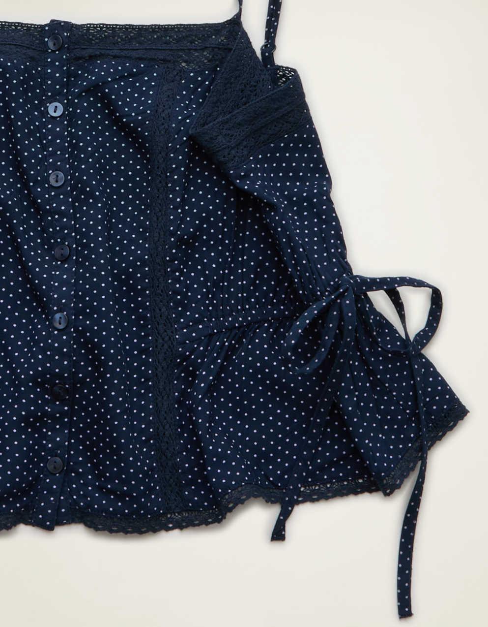 AE Tie-Waist Button-Up Cami