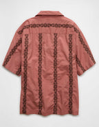 AE Poolside Linen-Blend Printed Button-Up Shirt