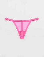 SMOOTHEZ Sheer Stripe Thong Underwear