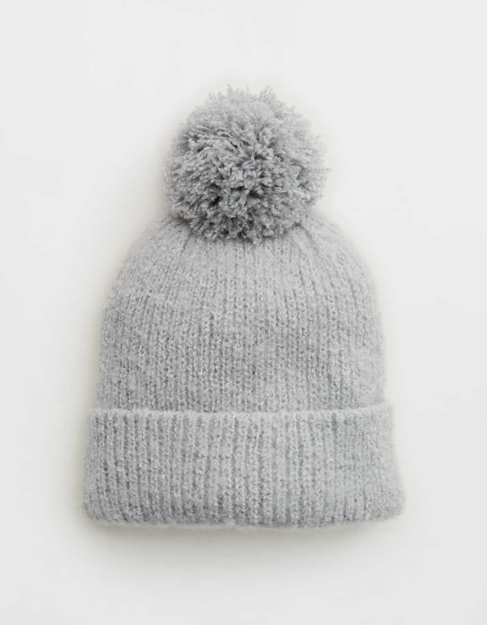 Aerie Fuzzy Pom Beanie