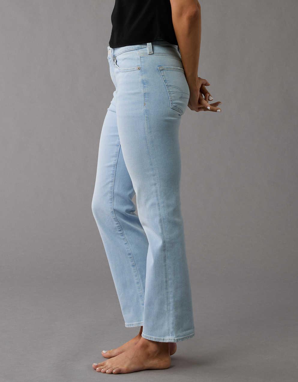 AE High-Waisted Kick Bootcut Crop Jean