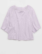Aerie It's Casual Knit Slub T-Shirt
