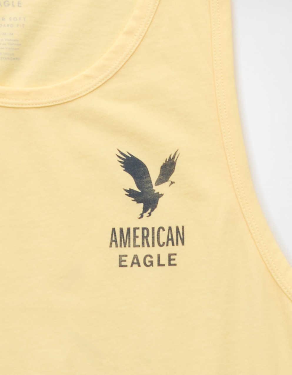 AE Standard Fit Lightweight Logo Graphic Tank Top