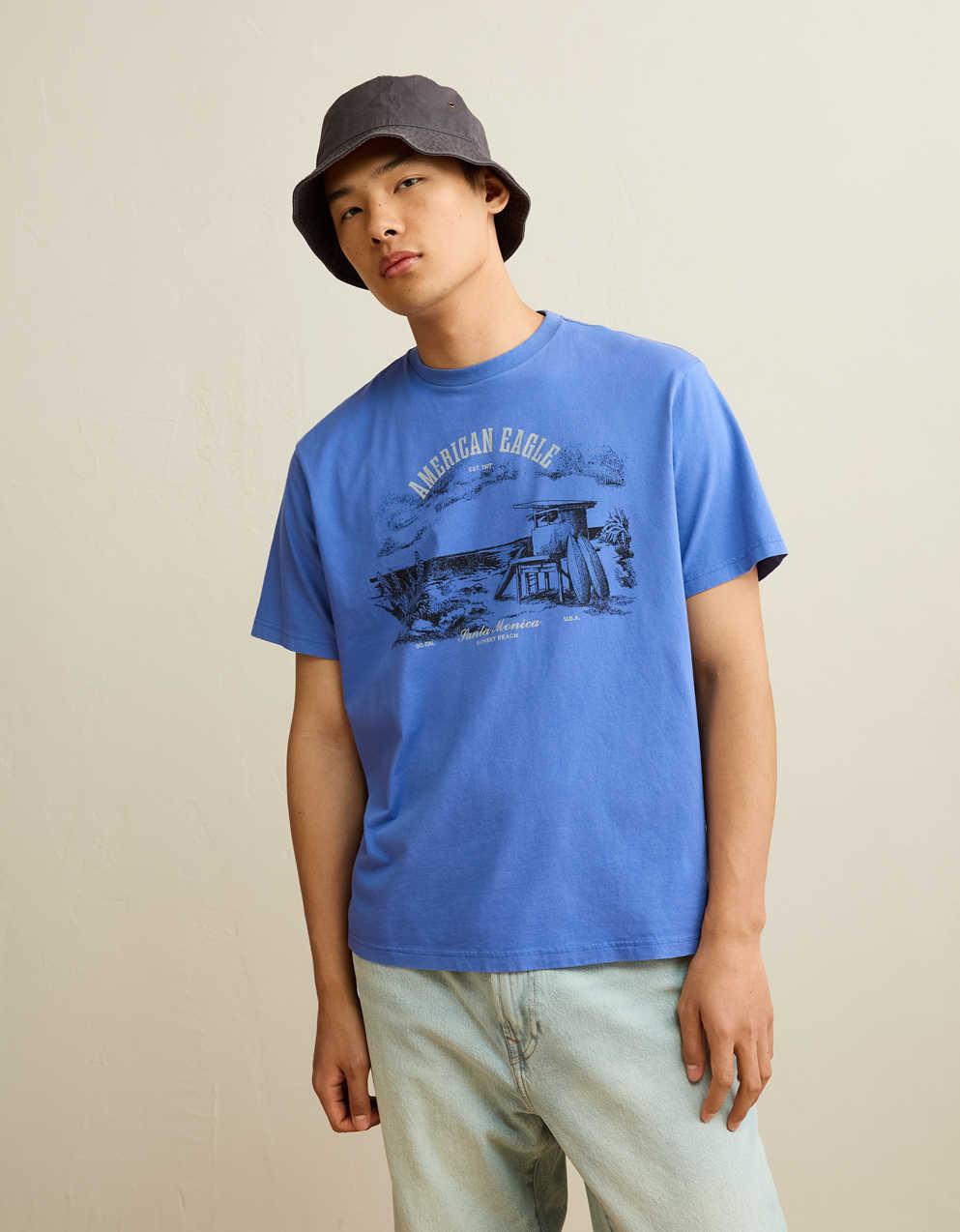 AE Standard Fit Graphic Logo T-Shirt