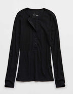 Aerie Essential Henley Layering T-Shirt