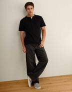 AE Short-Sleeve Henley T-Shirt