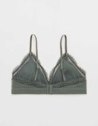 Superchill Cotton Rib Padded Triangle Bralette