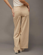 AE Stretch Super High-Waisted Wide-Leg Pant